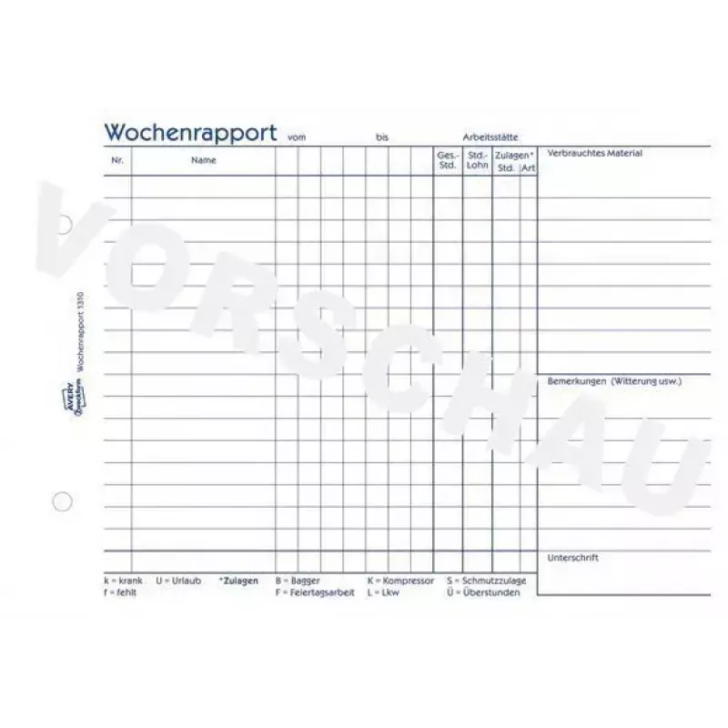 Boekhoudformulierboek A5 Avery 1310