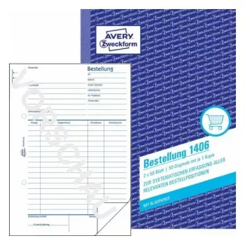 Boekhoudformulier/-boek A5 Avery 1406
