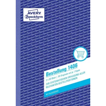 Boekhoudformulier/-boek A5 Avery 1406