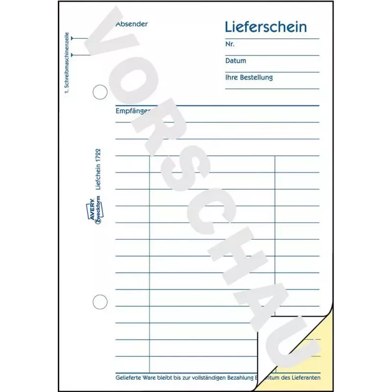 Boekhoudformulierboek A6 Avery 1722