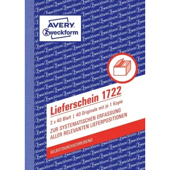 Boekhoudformulierboek A6 Avery 1722