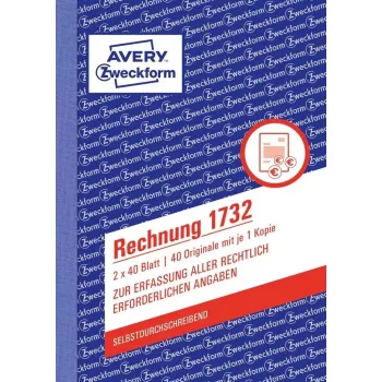 Boekhoudformulierboek A6 Avery 1732