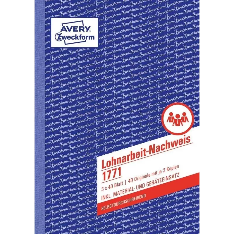 Bedrijfsformulier Avery 1771