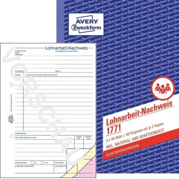 Bedrijfsformulier Avery 1771