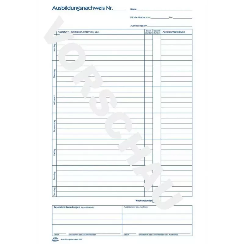 Avery Zweckform 2831 opleidingsschrift, A4, 28 vellen