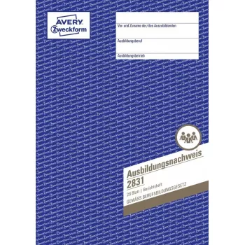 Avery Zweckform 2831 opleidingsschrift, A4, 28 vellen
