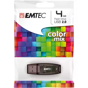 Emtec C410 USB 2.0-stick 4 GB, rood