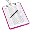 Klembord kunststof Herlitz 11226404 rood