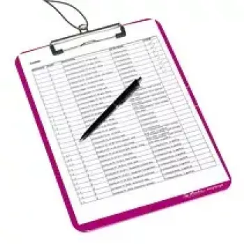 Klembord kunststof Herlitz 11226404 rood