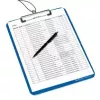 Klembord Herlitz 11226396 kunststof polystyreen blauw