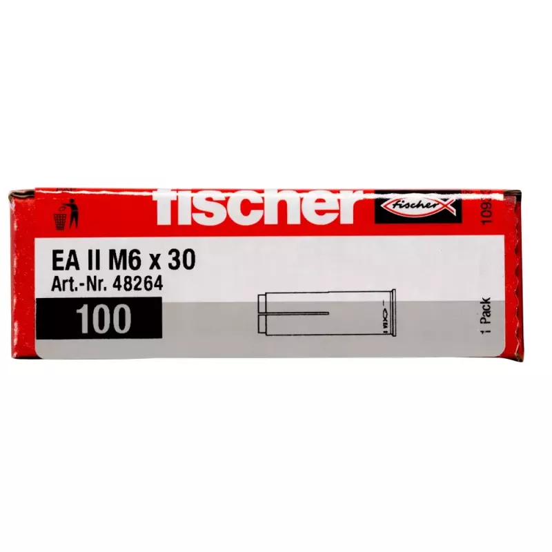 Anker Fischer EA II M6 100 stuks 30 mm