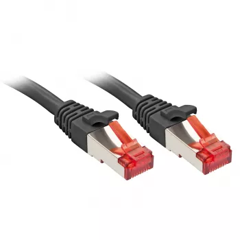 Lindy kabel / adapter netwerkkabel zwart 1 m Cat6 S/FTP (S-STP)