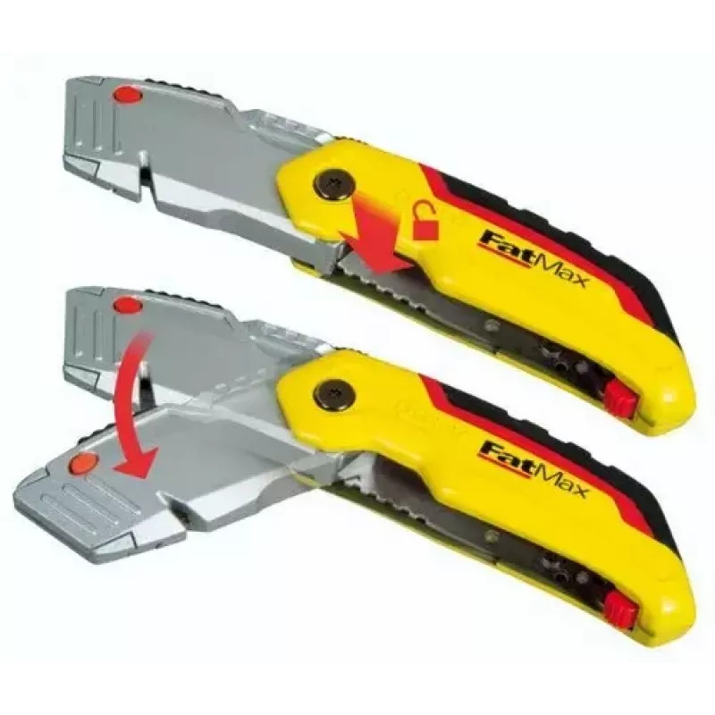 Cuttermes Stanley 0-10-825 zwart metallic geel 14 cm lemmet
