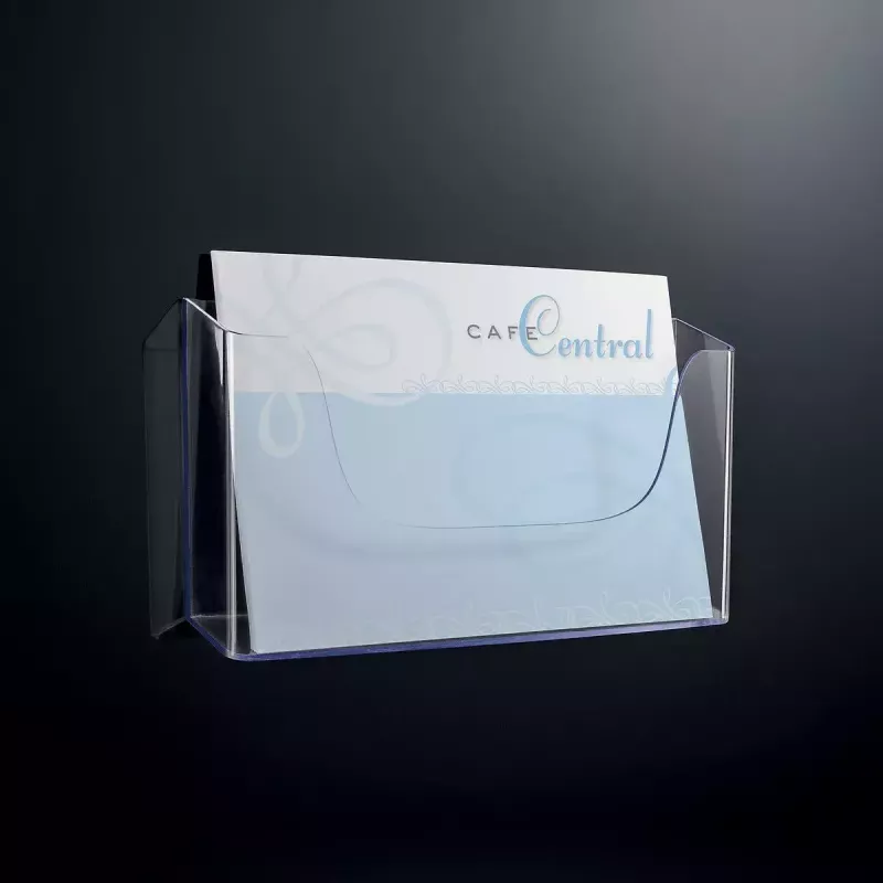 Tijdschriftenhouder Sigel LH118 kunststof transparant
