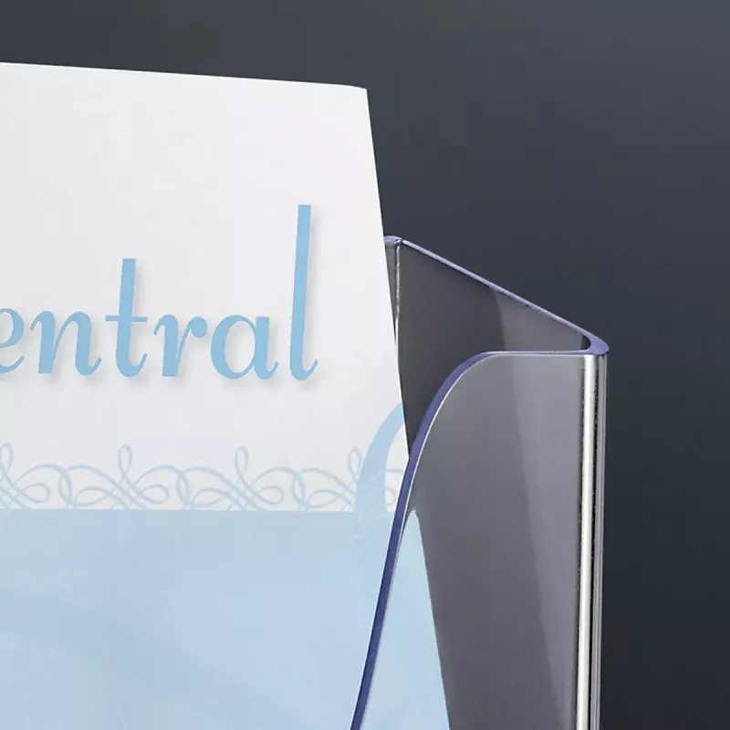 Tijdschriftenhouder Sigel LH118 kunststof transparant