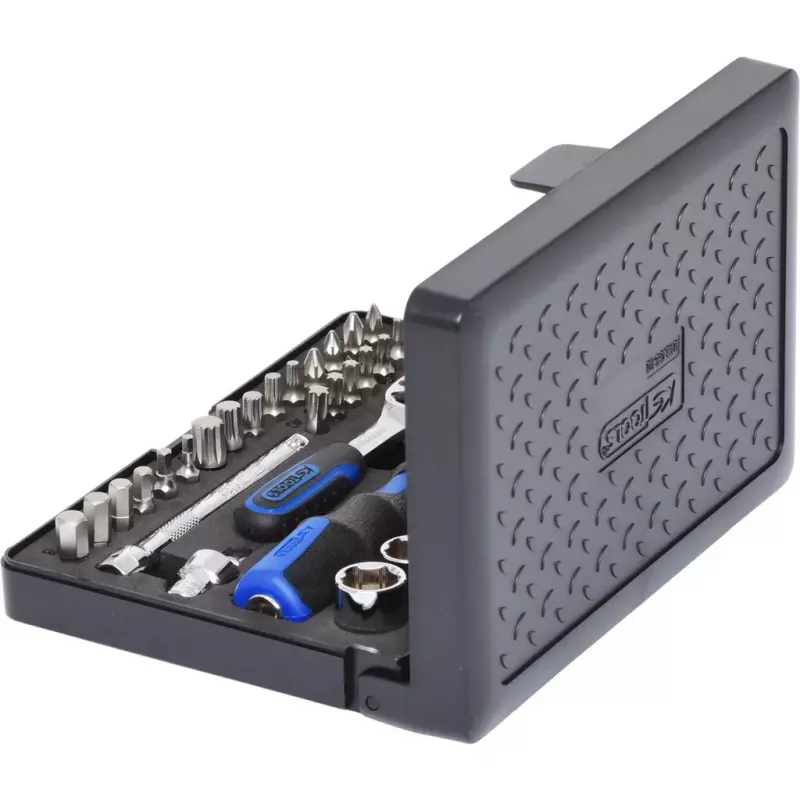 Dopsleutelset KS Tools 918.0640 1/4 inch aandrijving 40 inzetstukken