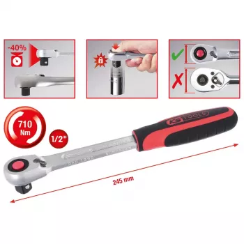 Omschakelbare ratel KS Tools 920.1290