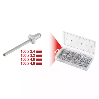 Klinknagel KS Tools 970.0150 Gewicht 250 g