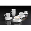 Ritzenhoff & Breker Snap BIANCO porseleinen cappuccinokop 0,3 L, set van 4