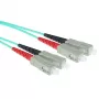 ACT 5 meter LSZH Multimode 50/125 OM3 glasvezel-patchkabel duplex met SC-stekkers