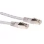 ACT grijs 25 meter LSZH SFTP CAT6A patchkabel met RJ45-stekkers