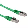 ACT groen 5 meter LSZH SFTP CAT6A patchkabel met RJ45-stekkers
