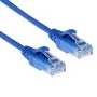 ACT blauw 3 meter LSZH U/UTP CAT6 datacenter slimline patchkabel met RJ45-stekkers