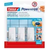 Handdoekhaak TESA 57072-00000 binnen wit 3 stuks