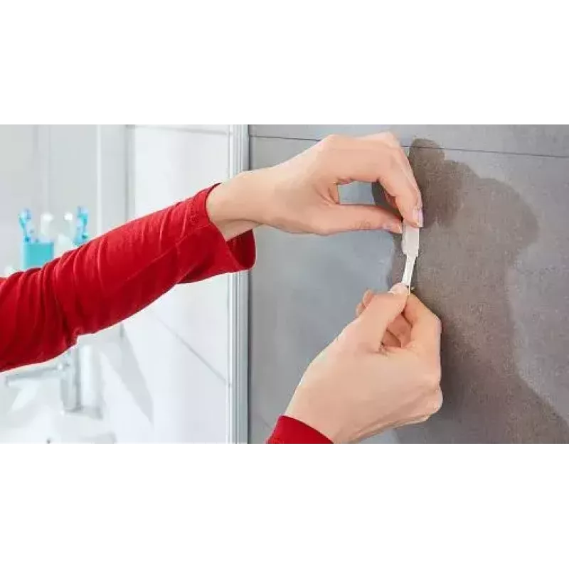 Handdoekhaak TESA 59783-00000 indoor wit 2 stuks