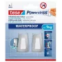Handdoekhaak TESA 59783-00000 indoor wit 2 stuks