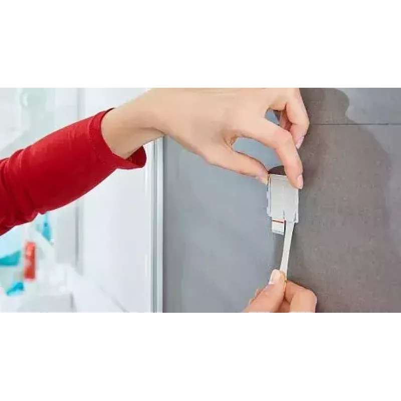 Handdoekhaak TESA 59785-00000 indoor RVS wit