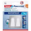 Handdoekhaak TESA 59785-00000 indoor RVS wit
