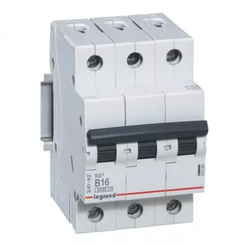 Installatieautomaat Legrand 419169 B16A 3P 6kA – 16 A, 3-polig, 6 kA uitschakelvermogen