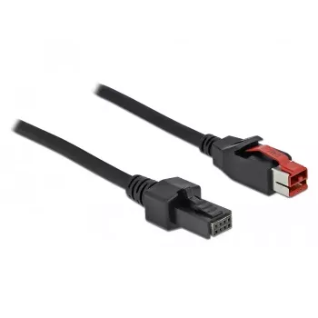 PoweredUSB-kabel DeLOCK 85953 24 V 2x4-pin 4 m voor POS-printer
