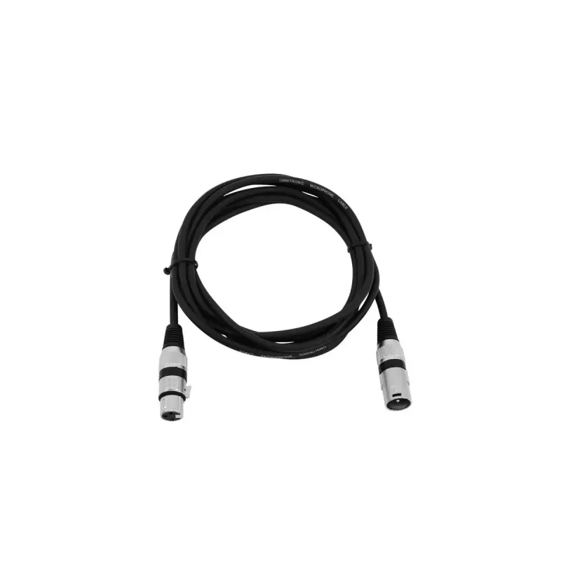 Audiokabel XLR 3-Pin Omnitronic 3022047N 3 m zwart