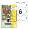 Avery 6229REV-10 zelfklevend etiket rond herbruikbaar wit 60 stuks