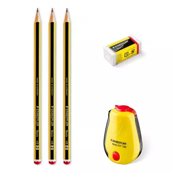 Grafietpotlood Staedtler 120 SBK3P2 HB 3 stuks