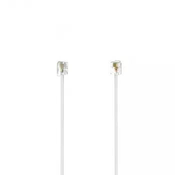 Hama 00201134 telefoonkabel 6 m wit