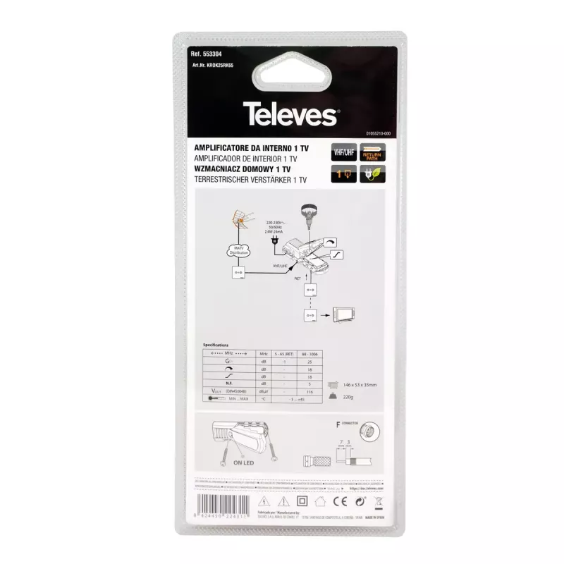 TV-signaalversterker Televes 553304