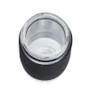 EMSA N20803 theebeker, 420 ml, zwart, met zeefinzet