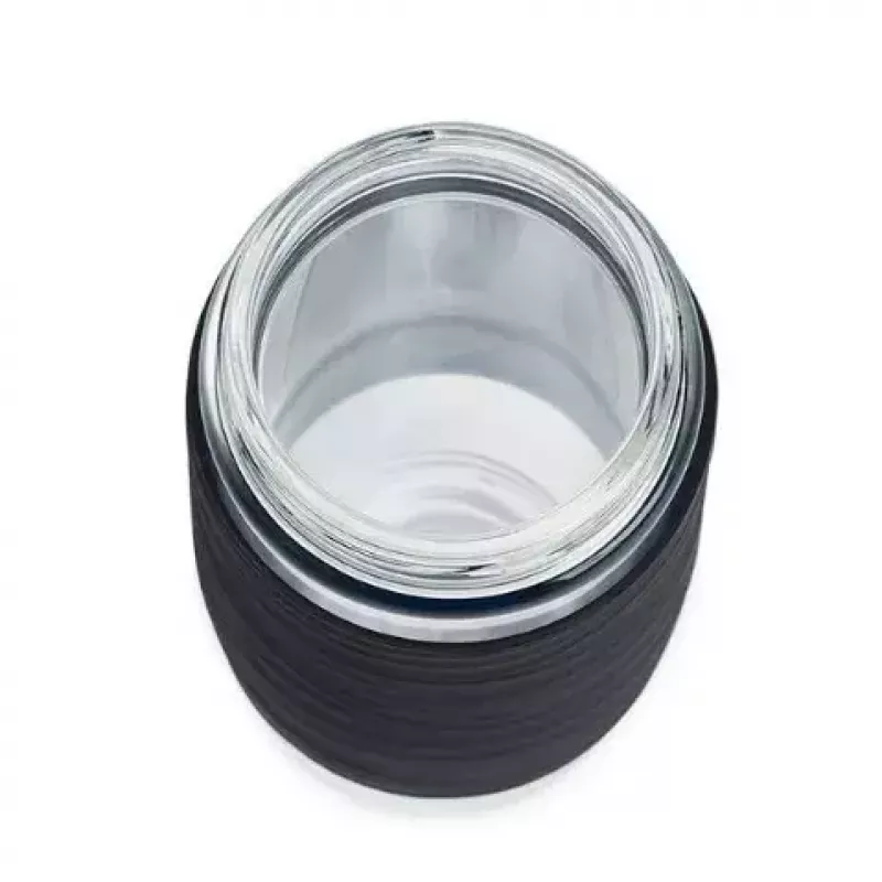 EMSA N20803 theebeker, 420 ml, zwart, met zeefinzet