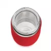 Emsa TEA MUG geïsoleerde beker met 2-in-1-zeefinzet, 420 ml, rood