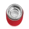 Emsa TEA MUG geïsoleerde beker met 2-in-1-zeefinzet, 420 ml, rood