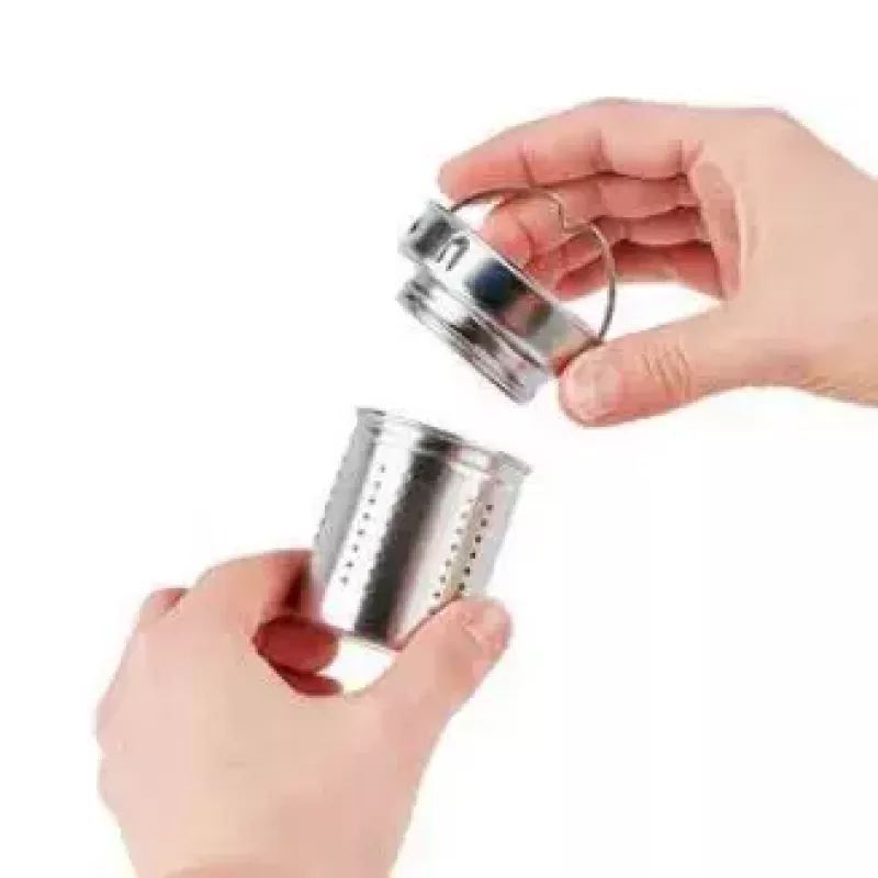 Emsa TEA MUG geïsoleerde beker met 2-in-1-zeefinzet, 420 ml, rood