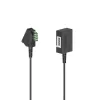 Hama 00201101 telefoonkabel 6 m zwart