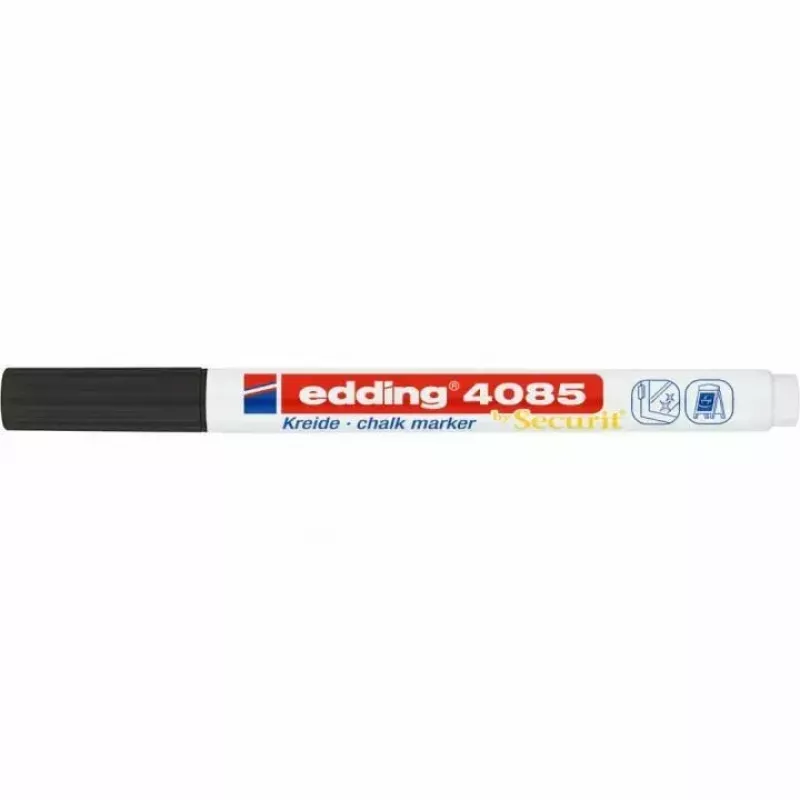 Krijtmarker Edding 4085 Bullet zwart 1 stk.