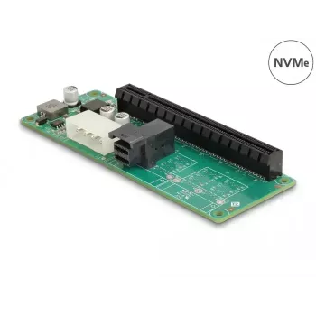 DeLOCK converter 1 x SFF-8643 naar PCIe x16 host-interface PCIe uitgangsinterface SFF-8643