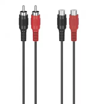 Hama 00305035 audiokabel 5 m 2 x RCA zwart