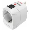 Hama World Travel Pro reisstekker universeel type F wit