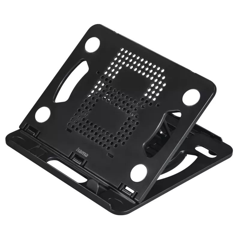Hama Rotation laptopstandaard, 360° draaibaar, kantelbaar, tot 39 cm (15,4"), zwart